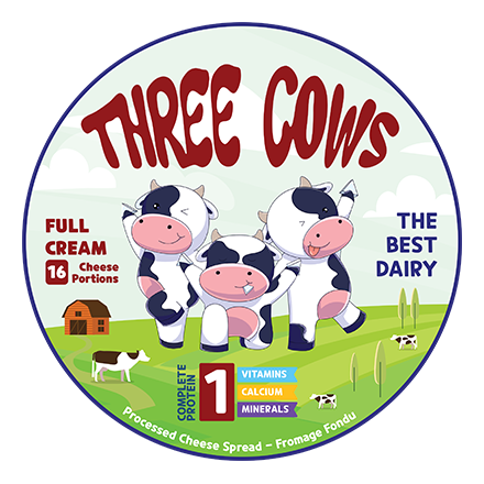 PHÔ MAI THREE COWS (Hộp 16 miếng)